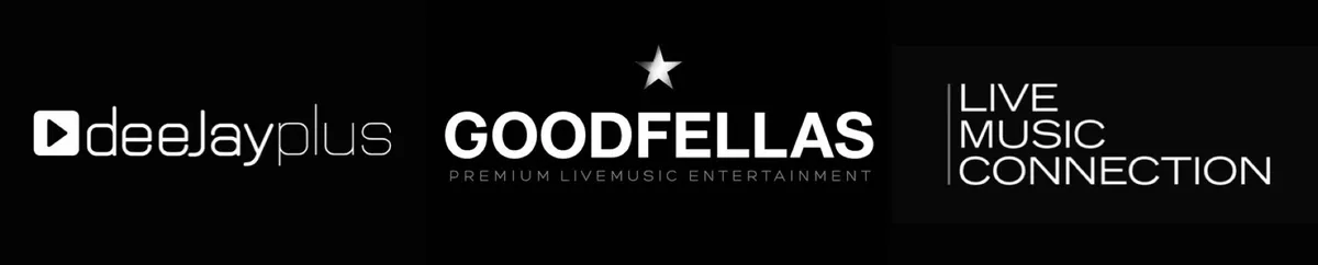 Live-Musik-Verbindung im Booking, Galerieansicht mit Band und Publikum.